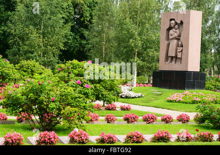 Alten Soldatenfriedhof in das Zentrum von Lappeenranta, South Karelia. Finnland. Europa Stockfoto