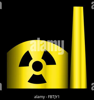 Atomkraftwerk Stockfoto