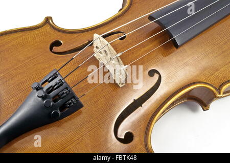 Italienische Violine Akkord-details Stockfoto