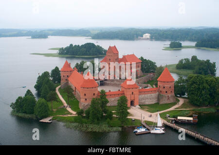 Trakai Burg Stockfoto
