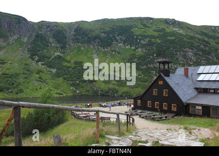 Samotnia und Maly Staw Stockfoto