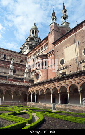 Italienischen Kloster Certosa di Pavia Stockfoto