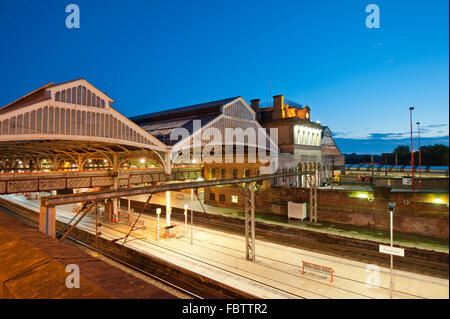 Preston-Bahnhof Stockfoto