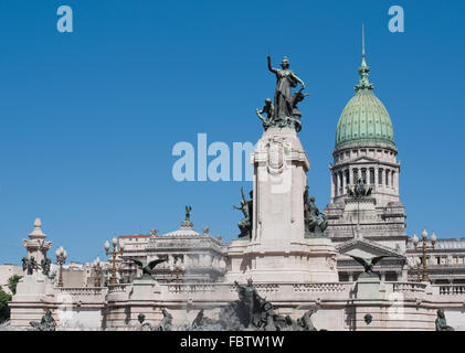 Nationaler Kongress-Gebäude, Buenos Aires, Argentinien Stockfoto