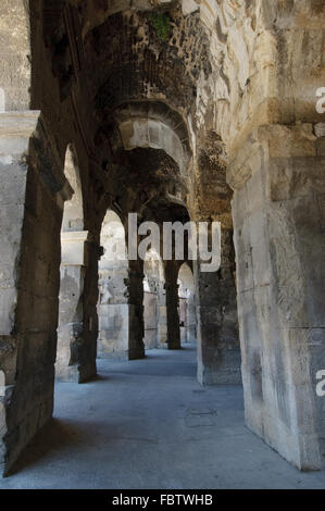 Arenen von Nimes, römische Amphitheater in Nîmes, Frankreich Stockfoto
