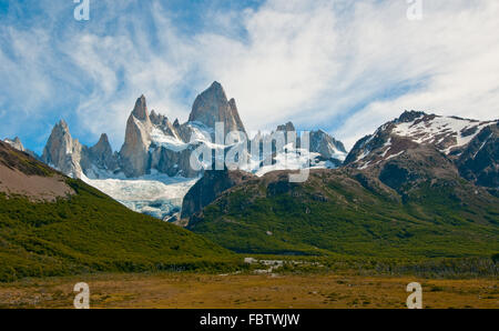 Fitz Roy Berg und Laguna de Los Tres, Patagonien, Argentinien Stockfoto