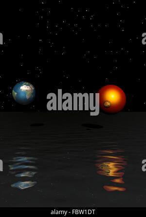 Sonne und venus Stockfoto