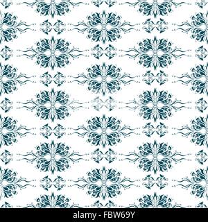 Nahtlose Blumenmuster mit arabischen und islamischen Motiven Stock Vektor