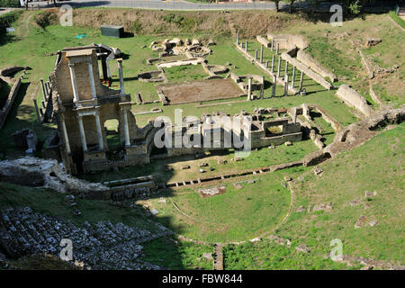 Römisches Theater, Volterra, Toskana, Italien Stockfoto