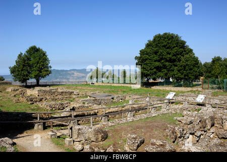 Etruskische akropolis, Volterra, Toskana, Italien Stockfoto