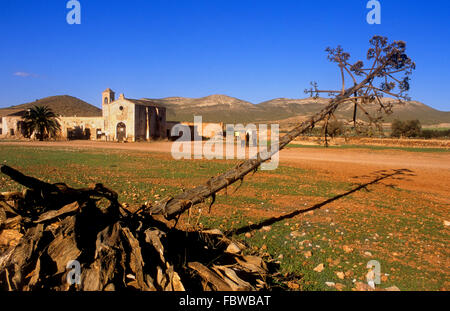 Cortijo del Fraile.Traditional Bauernhaus. Haus, das inspiriert "Bodas de Sangre´ Federico García Lorca. Cabo de Gata-Nijar Nat Stockfoto