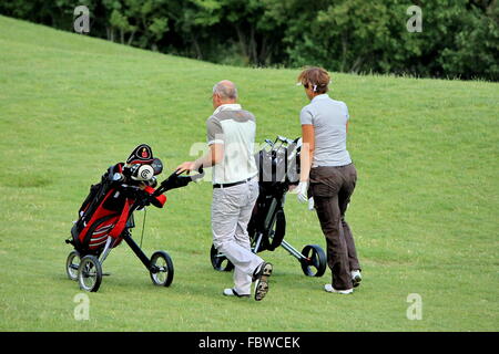 Golfplayer Stockfoto