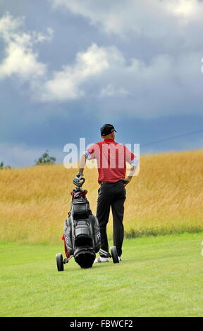 Golfplayer Stockfoto