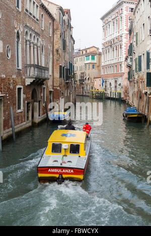 Rettungsboot, Venedig, Italien Stockfoto