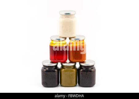 Hausgemachte Marmelade Haufen Stockfoto