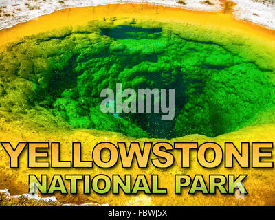 Yellowstone-Nationalpark Stockfoto