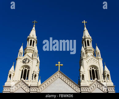 Türme von St. Peter und Paul Kirche Stockfoto