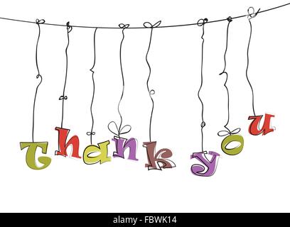 Phase-danke Stock Vektor