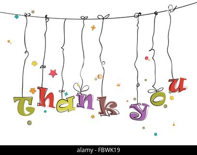 Phase-danke Stock Vektor