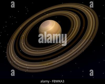 Planet Saturn Stockfoto