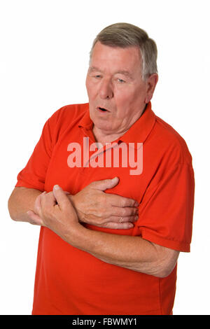 Herzschmerz Stockfoto