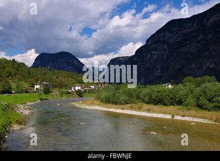 Suganertal Im Trentino - Valsugana Tal im Trentino Stockfoto