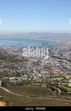 Blick auf Kapstadt Stockfoto