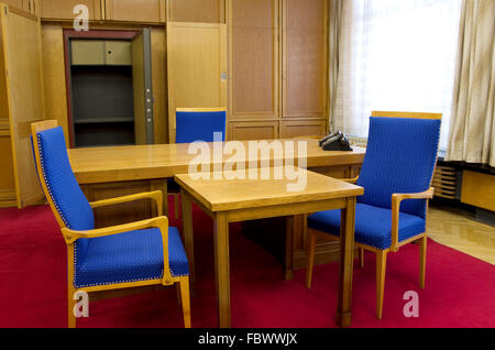 Büro von Erich Mielke Stasi Deutschland Stockfoto