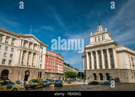 Ministerrat, Nationalversammlung Bürohaus in Sofia, Bulgarien Stockfoto