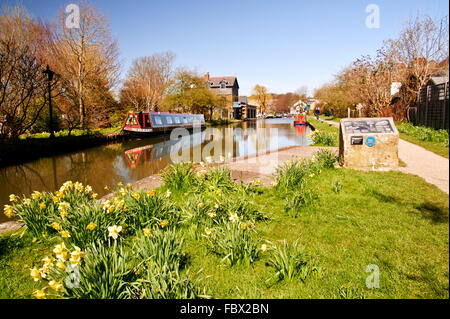 Grand Union Canal in Hertfordshire Stockfoto