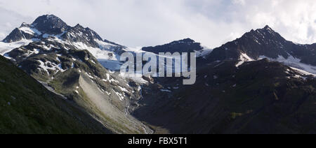 Silvretta-Hauptreihe Stockfoto