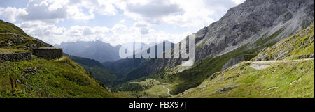 Tal Val Visdende aus der Tilliacherjoch Stockfoto