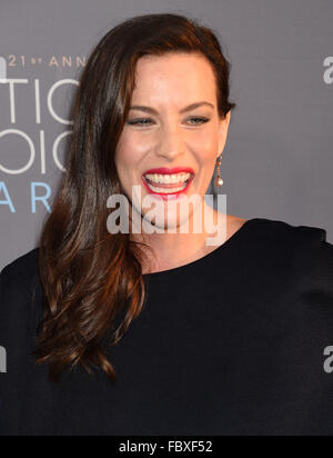 LIV TYLER US Film-Schauspielerin im Januar 2016. Foto Jeffrey Mayer Stockfoto