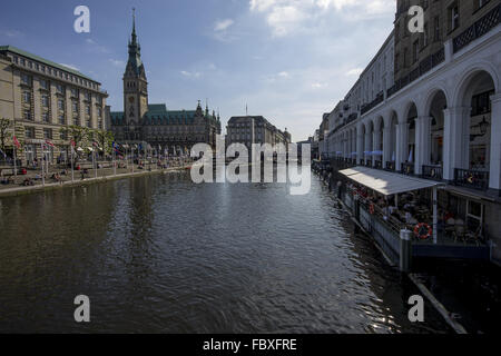 Alrsterarkaden Stockfoto