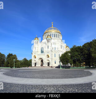-Marine-Kathedrale in Kronstadt Sankt-petersburg Stockfoto