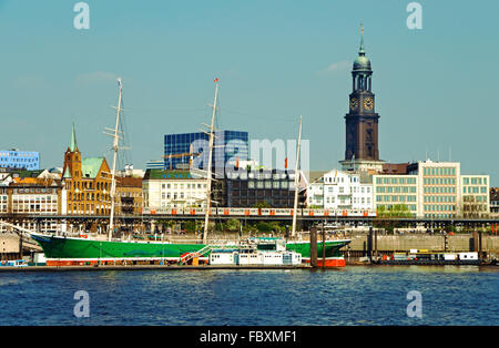 Hamburger Hafen Stockfoto