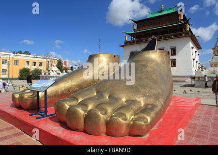 Gandan Kloster Ulaanbaatar Stockfoto