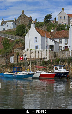 Crail, Blick vom Hafen Stockfoto