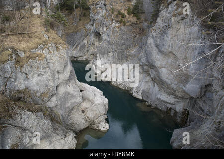 Lechfall bei Füssen Stockfoto