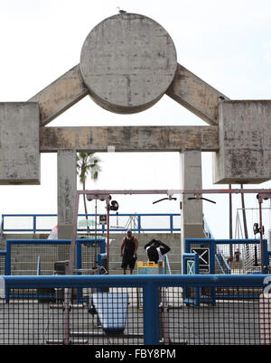 Muskel-Strand Stockfoto