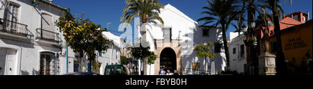 Kirche in der Altstadt von Marbella an der Costa Del Sol Andalusien, Spanien Stockfoto