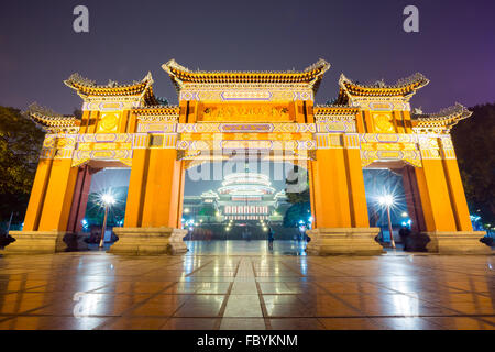 Chongqing-Aula Stockfoto