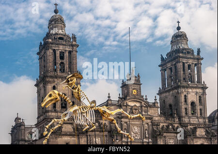 Tag der Toten in Mexiko-Stadt, Dia de Los muertos Stockfoto