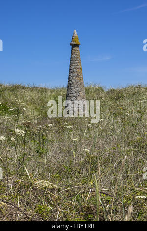 Pierre Aux Ratten (Obelisk) Stockfoto