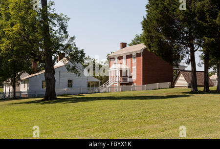 McLean House bei Appomattox Court House National Park Stockfoto