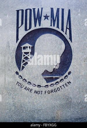 POW MIA Monument-Terrasse in Lynchburg, Virginia Stockfoto