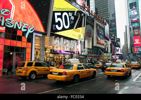 TImes Square in New York City. Stockfoto