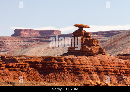 Mexican Hat Rock Stockfoto