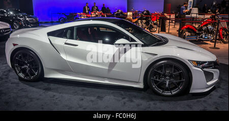 11. Januar 2016 - Detroit, MI, USA - blendet Acura auf Detroit North American Auto Show. (Kredit-Bild: © Alexis Simpson über ZUMA Draht) Stockfoto