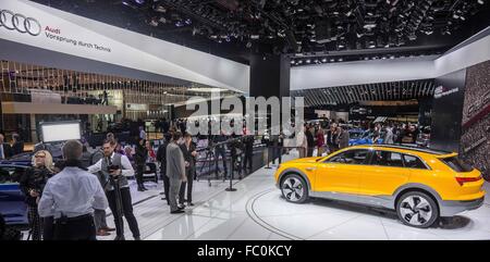 11. Januar 2016 - Detroit, MI, blendet US - Audi auf der Detroit North American Auto Show. (Kredit-Bild: © Alexis Simpson über ZUMA Draht) Stockfoto